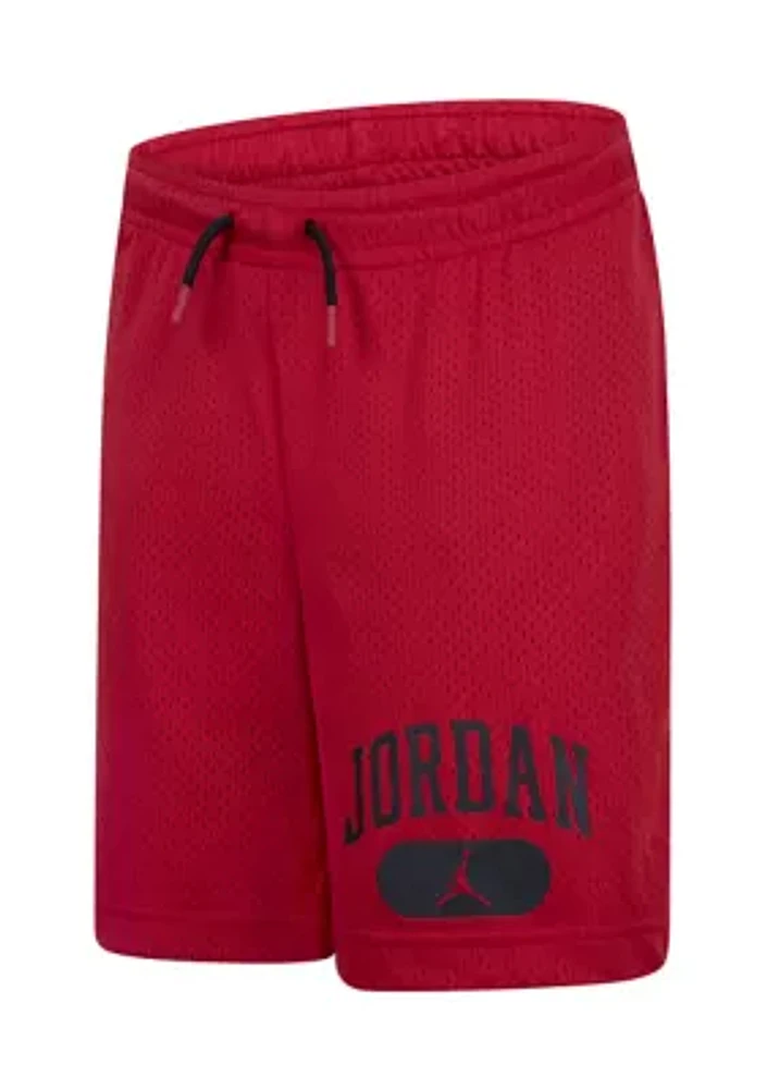 Boys 8-20 Logo Mesh Shorts