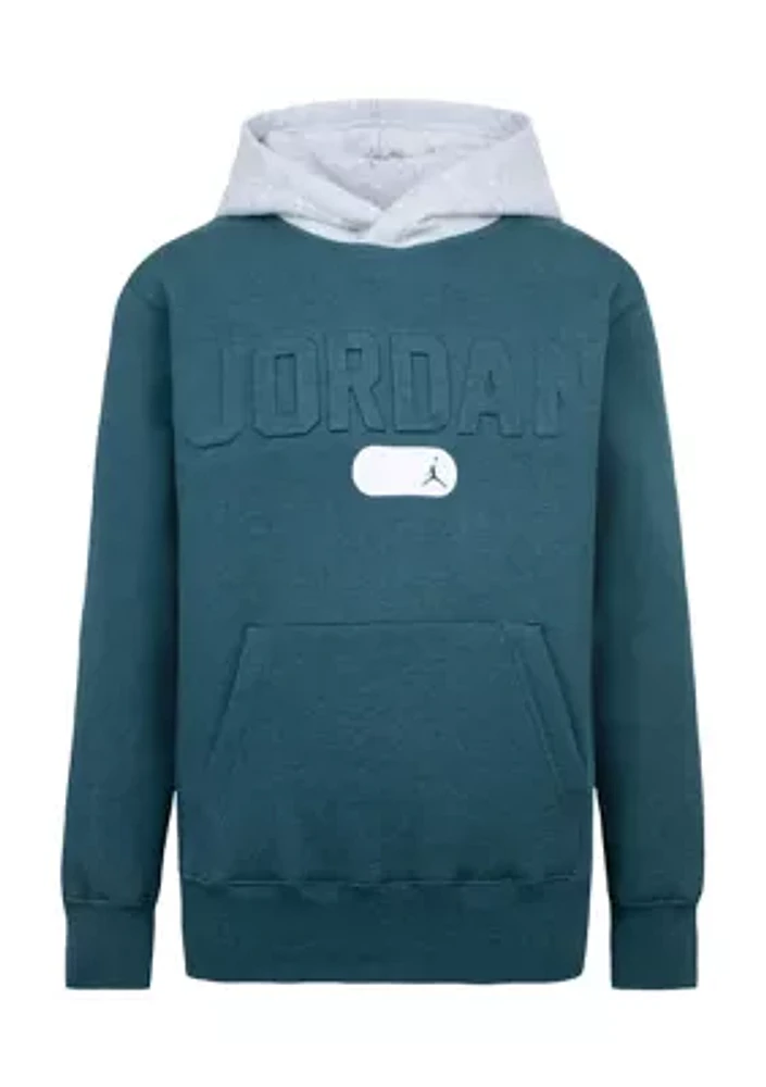 Boys 8-20 Heather Logo Hoodie