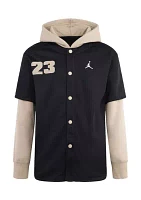 Boys 8-20 Hooded Jumpan Basketball Jacket