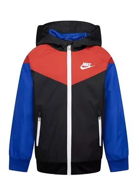 Boys 4-7 Color Blocked Windbreaker Jacket