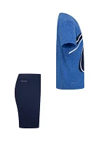 Boys 4-7 Dri Fit Big Logo Graphic T-Shirt and Shorts Set