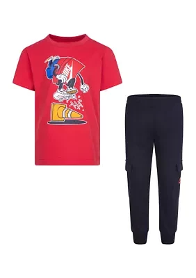 Boys 4-7 Graphic T-Shirt and Joggers Set