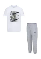 Boys 4-7  Logo Graphic T-Shirt and Jogger Set