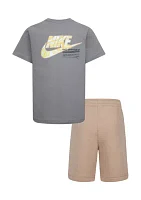 Boys 4-7 Logo Graphic T-Shirt and Shorts Set