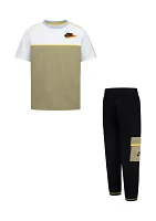 Boys 4-7 Swoosh Reimagined T-Shirt and Joggers Set