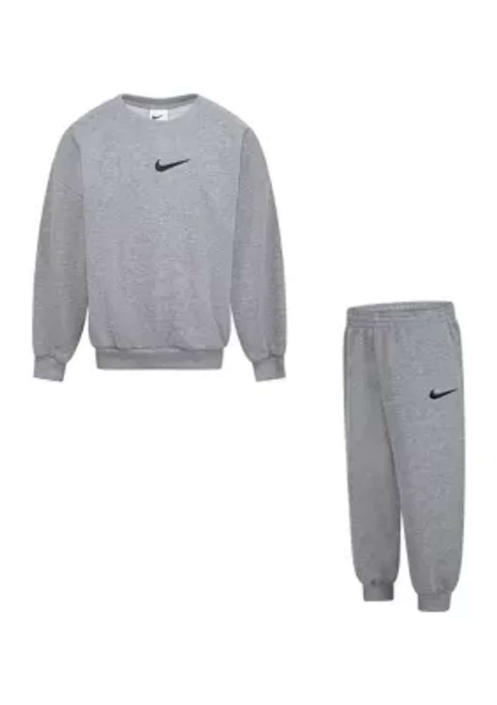 Boys 4-7 Essential Graphic Sweatshirt and Joggers Set