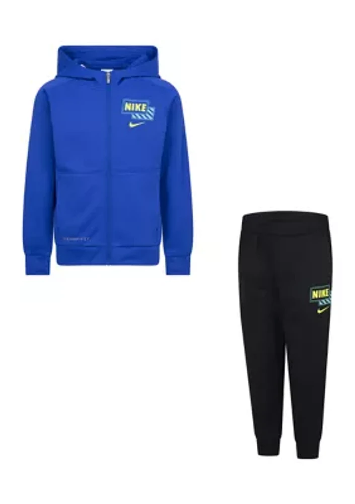 Boys 4-7 Thermal Hoodie and Joggers Set