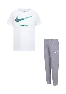 Boys 4-7 Short Sleeve Graphic T-Shirt and Joggers Set