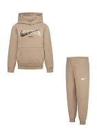 Boys 4-7 Fleece Hoodie and Joggers Set