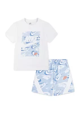 Boys 4-7 Jersey Mesh Graphic T-Shirt and Shorts Set