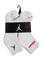 Boys Jordan Legend Ankle Socks - 6 Pack