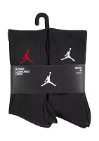 Boys Jordan Legend Crew Socks - 6 Pack