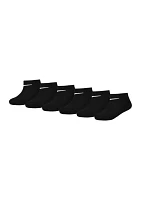 Boys 6-Pack Mesh Cushion No-Show Socks