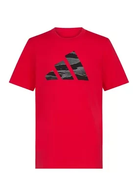 Boys 8-20 Short Sleeve Tiger Camo Logo T-Shirt