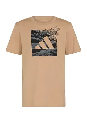 Boys 8-20 Short Sleeve Camo Box Logo T-Shirt