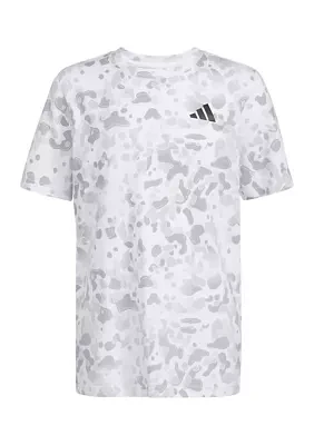 Boys 4-7 Short Sleeve Pebble Print Camo T-Shirt