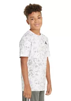 Boys 4-7 Short Sleeve Pebble Print Camo T-Shirt