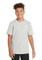 Boys 8-20 Short Sleeve Essential Embroidered Logo Heather T-Shirt