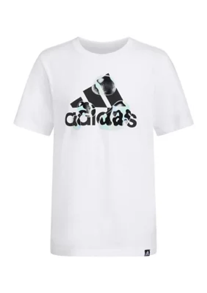 Boys 8-20 Short Sleeve Logo Bubble T-Shirt