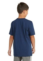 Boys 8-20 Short Sleeve Linear Stack Graphic T-Shirt