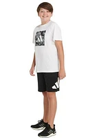 Boys 8-20 Short Sleeve Basketball Summer T-Shirt