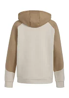 Boys 8-20 Long Sleeve Color Block Hooded Pullover