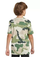 Boys 8-20 Camo Printed Short Sleeve T-Shirt