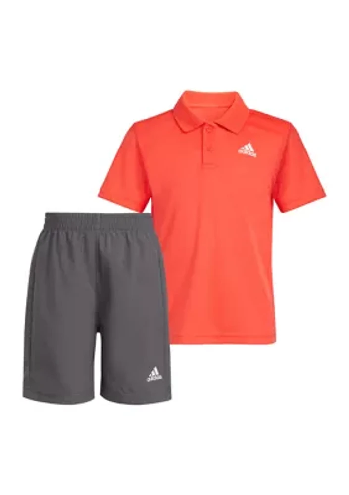 Boys 4-7 Two-Piece Polo & Short Set