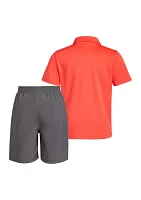 Boys 4-7 Two-Piece Polo & Short Set