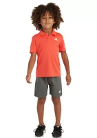 Boys 4-7 Two-Piece Polo & Short Set