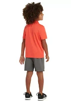 Boys 4-7 Two-Piece Polo & Short Set