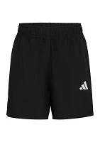 Boys 8-20 Elastic Waistband Essentials Small Logo Woven Shorts