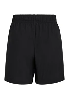 Boys 8-20 Elastic Waistband Essentials Small Logo Woven Shorts