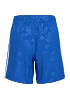 Boys 8-20 Elastic Waistband Allover Printed Legacy Beboss Shorts