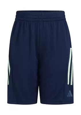 Boys 4-7 AEROREADY® Elastic Waistband Graphic 3 Stripe Shorts
