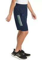 Boys 4-7 AEROREADY® Elastic Waistband Graphic 3 Stripe Shorts
