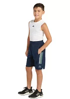 Boys 4-7 AEROREADY® Elastic Waistband Graphic 3 Stripe Shorts