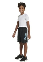 Boys - AEROREADY® Elastic Waistband Graphic 3 Stripe Shorts