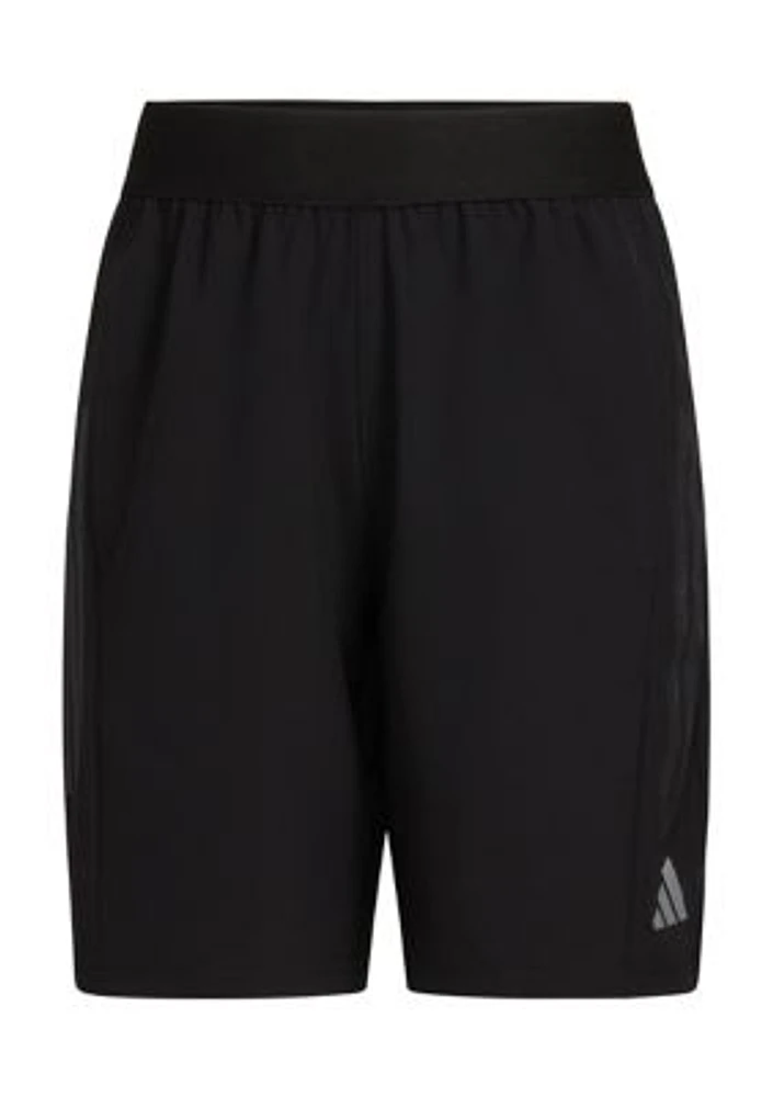 Boys 8-20 Elastic Waistband Training Stretch Woven Shorts