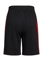 Boys 8-20 Elastic Waist 3-Stripe Mesh Shorts