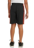 Boys 8-20 Elastic Waist 3-Stripe Mesh Shorts