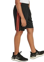 Boys 8-20 Elastic Waist 3-Stripe Mesh Shorts