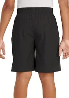 Boys 8-20 AEROREADY® Elastic Waistband Big Logo Woven Shorts - Extended Sizing