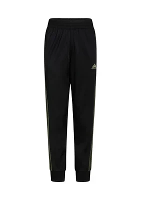 Boys 8-20 Elastic Waistband Classic 3 Stripe Tricot Joggers