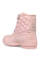 Youth Girls Quilted Port Boots