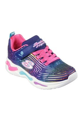 Youth Girls S Lights: Sneakers - Wavy Beams