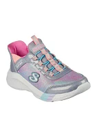 Youth Girls Slip-Ins™: Dreamy Lites - Colorful Prism Sneakers