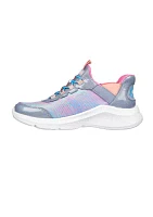 Youth Girls Slip-Ins™: Dreamy Lites - Colorful Prism Sneakers