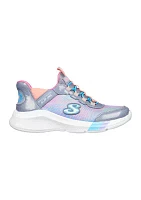 Youth Girls Slip-Ins™: Dreamy Lites - Colorful Prism Sneakers