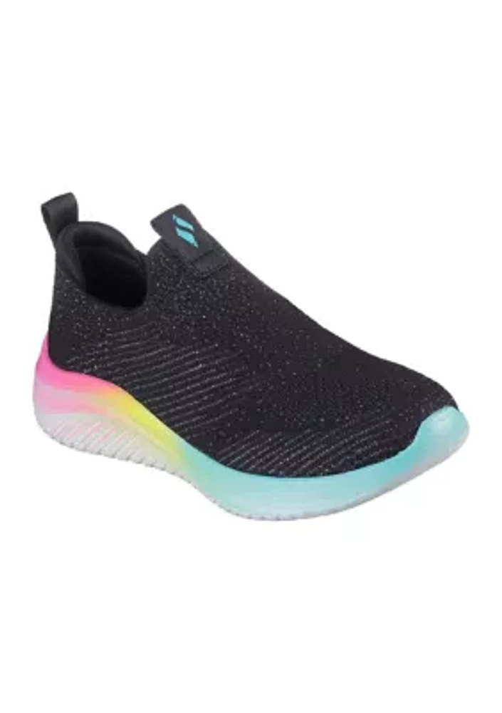 Youth Girls Ultra Flex 3.0 Sneakers - Shimmer Stroll